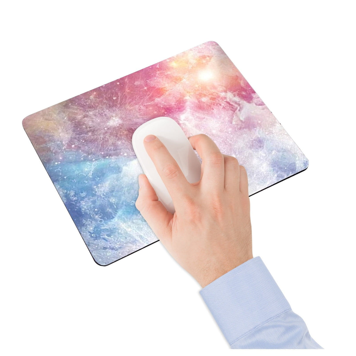 Washable Fabric Mouse Pad with a Rubber Base, 8.6 by 7 Inches - Image 6