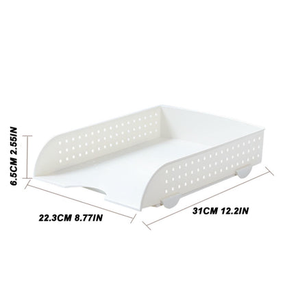 Stackable Letter Tray in Moulded Plastic, 31 by 23 Centimetres - Image 3