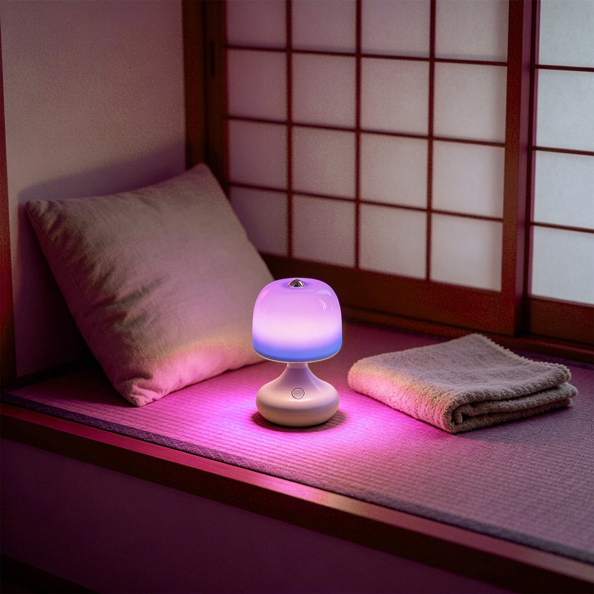 Mini Scalloped Shade Table Lamp with Touch Control, 4.76 Inches Tall - Image 5