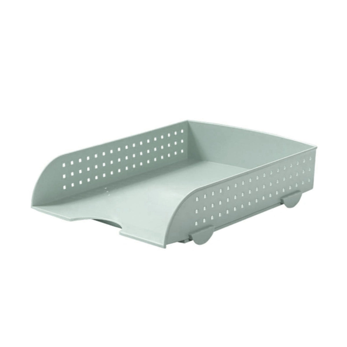 Stackable Letter Tray in Moulded Plastic, 31 by 23 Centimetres