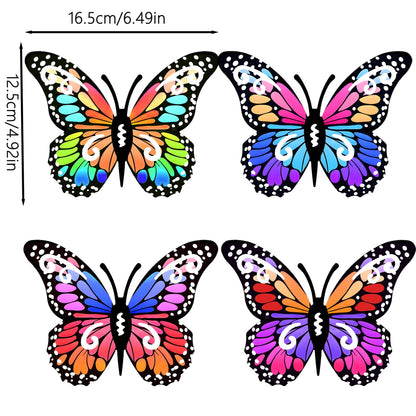 Metal Butterfly Wall Decorations, Set of Four for Indoors or a Balcony - Image 3
