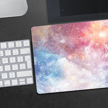 Washable Fabric Mouse Pad with a Rubber Base, 8.6 by 7 Inches - Image 4