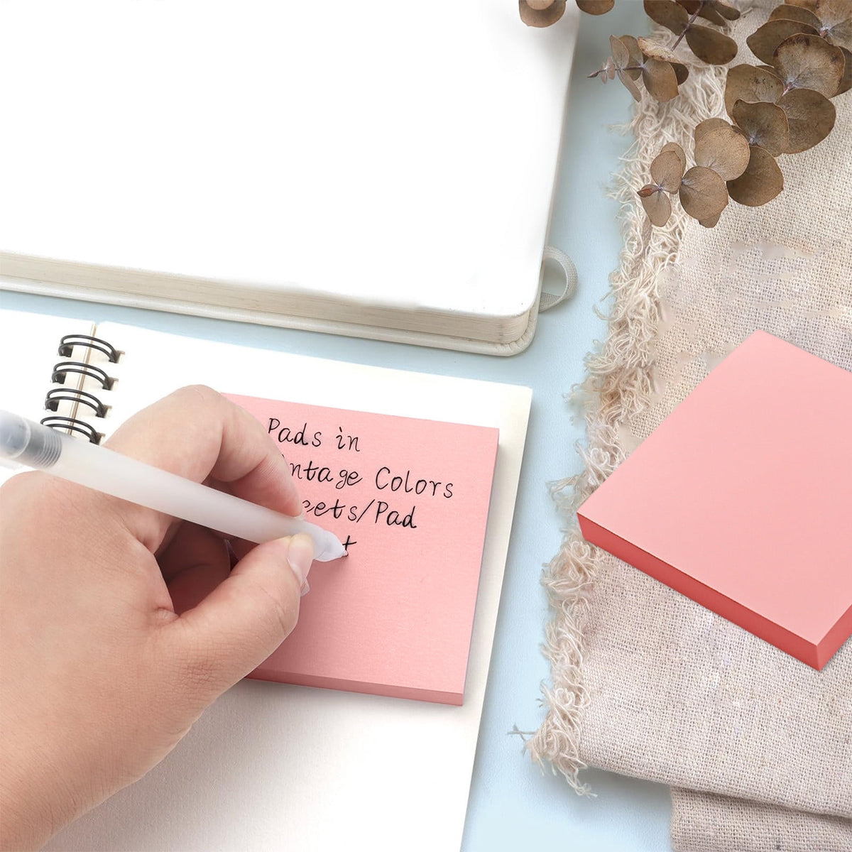 Pastel Sticky Notes, 3 by 3 Inches with 100 Sheets per Pad - Image 2