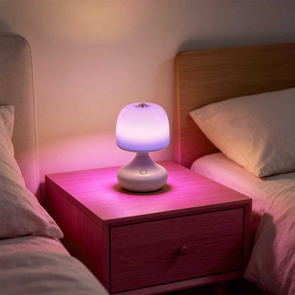 Mini Scalloped Shade Table Lamp with Touch Control, 4.76 Inches Tall - Image 2