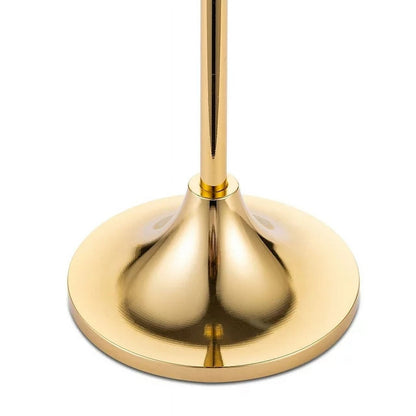 Tapered Candle Holders in Gold Iron, Set of Three Graduated Heights - Image 6