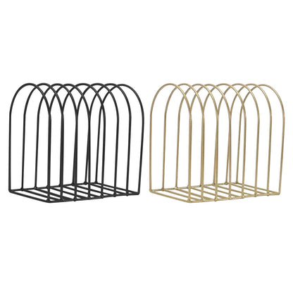 Wire Desktop File Sorter with Nine Slots for Folders and Magazines