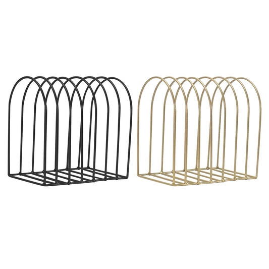 Wire Desktop File Sorter with Nine Slots for Folders and Magazines