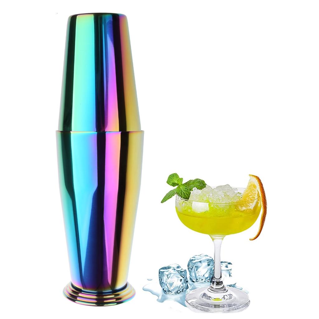Two Piece Boston Cocktail Shaker in Stainless Steel, Nesting Tins - Image 5