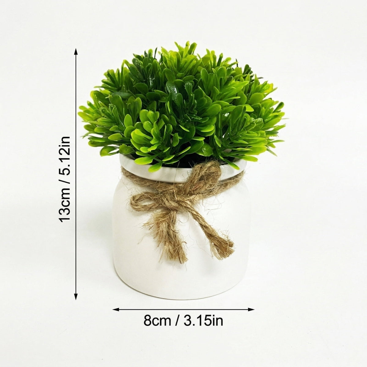 Faux Potted Succulent in a Matte Pot, 5.12 by 3.15 Inches - Image 2
