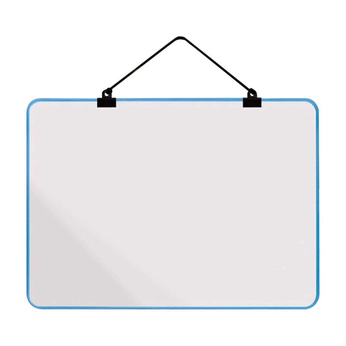 Small Magnetic Dry Erase Board with a Hanging Cord and Metal Frame