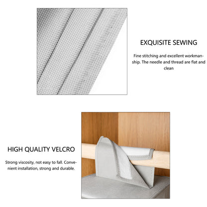 Hanging Closet Shoe Shelf with 10 Compartments, 47 Inches of Vertical Space - Image 5